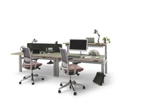 TMNL four-pack workstation - Desk by Gispen