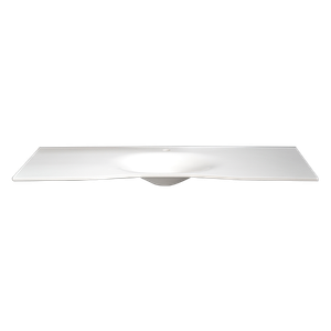 Lavabo Flat122 Centro Bianco con Staffa - Washbasin by Goman