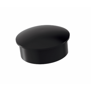 Puntale tondo piatto nero - Accessories by Goman