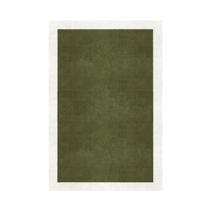 BORDER ATELIER FRESH OLIVE RECTANGULAR - Carpet by Graccioza
