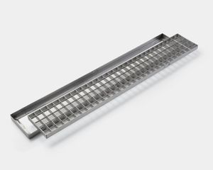 River Stainless Steel Grate (H 30) - Finishes accessories by GRIGLIATI BALDASSAR