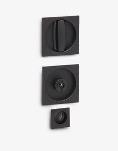Kit puerta corredera con cierre cuadrado - Door by Groel