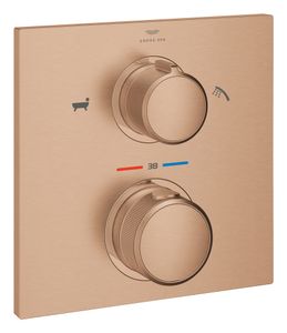 Thermostat for concealed installation with 2-way diverter hand shower/bath filler - Bathtub by Grohe