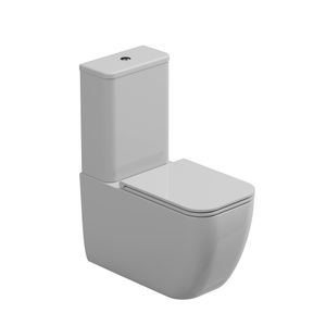MONOBLOCK WC WITH MONOBLOCK CISTERN - Washbasin by GSG Ceramic Design