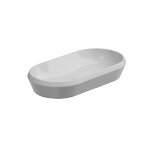 OVAL FREE CM 80 - Washbasin by GSG Ceramic Design