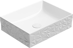 Kube X Diamante 50 x 37 art. 944011 - Washbasin by GSI ceramica