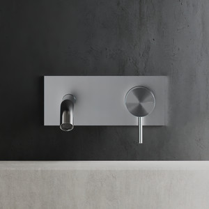 Horizontal Concealed 2 Hole Single Lever Curve Spout 45º EUR C35.0035 - Tap by Hapa Design