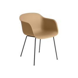 Fiber Armchair Tube Base - Armchair by Heal's