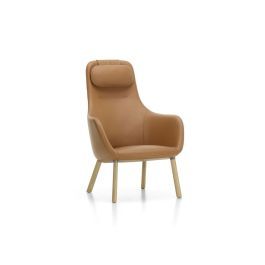 HAL Lounge Chair, Cognac Leather Oak Legs - Armchair by Heal's