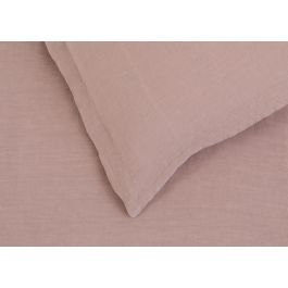 Washed Linen Dusky Pink Duvet Cover Super King - Curtain by Heal's