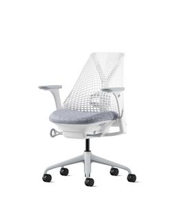 Sayl Studio White/Silverdale Standard Office Chair - Office Chair by Herman Miller