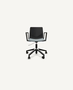 FourSure® Wheeler Chair, Swivel Base with Seat Pad - with Arms - Chair by Hightower