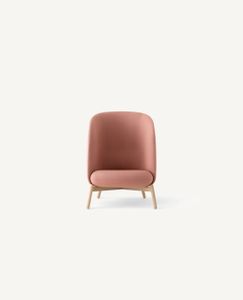 Nest Easy Lounge Chair - Wood Base - Armchair by Hightower