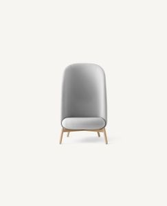 Nest Easy Lounge Chair XL - Wood Base - Armchair by Hightower