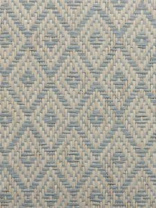 Bennington Soft Blue - Wallcovering by Holland & Sherry