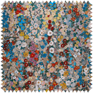 HOLLYHOCKS Recycled Performance - Autumn - Wallpaper by House of Hackney