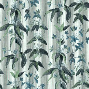 URTICA Wallpaper - Myrtle Stripe Sample - Wallpaper by House of Hackney