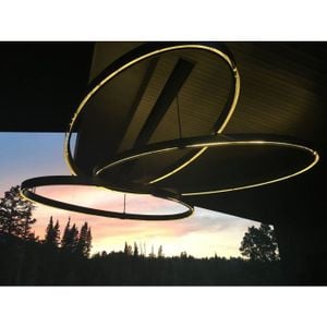 Custom Ellipse - Ceiling lamp by Hubbardton Forge