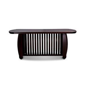 Outdoor dining table Curva 72" │ Black - Table by Humble Nature