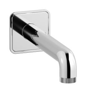 Bold B1327CC Var.1 - Tub filler Wall spout with plate - Tap by IB