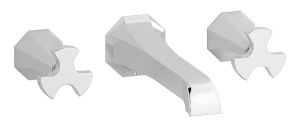 Belmondo + Belmondo Elle BT306CC - Wall mounted widespread lavatory faucet - Tap by IB