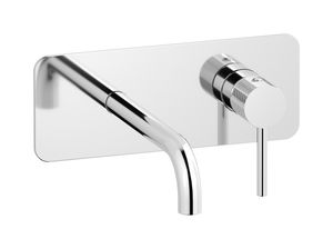 Industria ID506CC - 35mm wall mounted basin mixer with rings - Tap by IB