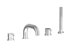 MilanoTorino MT396CC - Four holes deck mounted bath filler with shower kit - Tap by IB
