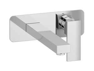 Rubacuori RU207CC - Wall mounted washbasin mixer with long spout complete with drain - Tap by IB