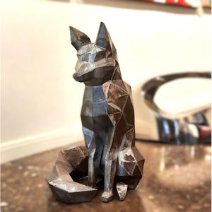 STEEL FOX sculpture - Accessories by ICI ET LÀ