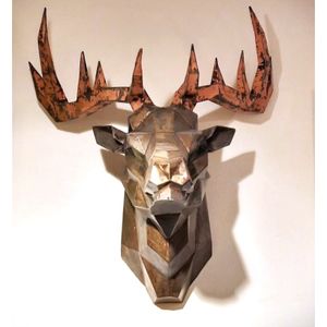 STEEL DEER trophy-sculpture - Accessories by ICI ET LÀ