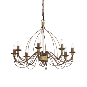 CORTE SP08 RUGGINE - Ceiling lamp by Ideal Lux