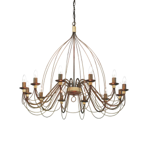 CORTE SP12 RUGGINE - Ceiling lamp by Ideal Lux