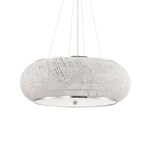 PASHA' SP14 CROMO - Ceiling lamp by Ideal Lux