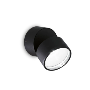 OMEGA AP ROUND NERO 4000K - Wall lamp by Ideal Lux
