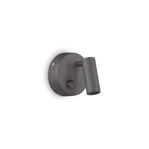 PAGE AP ROUND NERO - Wall lamp by Ideal Lux