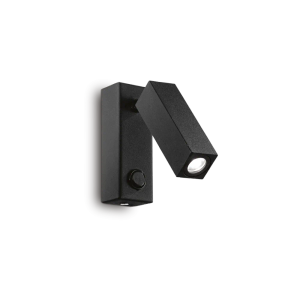 PAGE AP SQUARE NERO - Wall lamp by Ideal Lux