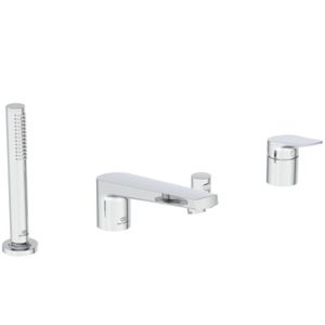 La Dolce Vita Rim mounted bath & shower mixer 303x243x202 mm, 120 mm spout projection, 8.0 l/min (3 bar) - Tap by Ideal Standard