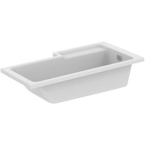 Tempo Special shaped bath 1690x845 mm, no tap hole, with overflow, no waste - Bathtub by Ideal Standard
