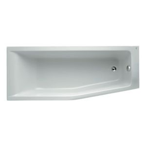 Concept Space Special shaped bath 1690x695x522 mm, no tap hole, with overflow, no waste - Bathtub by Ideal Standard