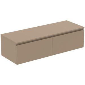 Finesse Basin unit 1402x505x378 mm, 2 drawer - Washbasin cabinet by Ideal Standard