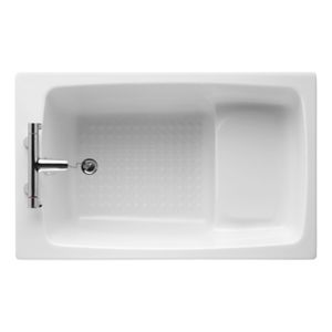 Sandringham 21 Regular bath 1178x748x530 mm, 2 tap holes, with overflow, no waste - Bathtub by Ideal Standard