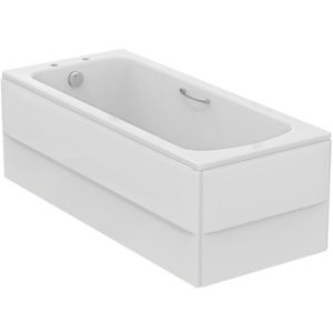 Sandringham 21 Regular bath 1595x695x540 mm, 2 tap holes, with overflow, no waste - Bathtub by Ideal Standard