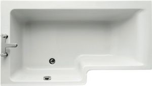 Concept Space Special shaped bath 1490x845 mm, no tap hole, with overflow, no waste - Bathtub by Ideal Standard
