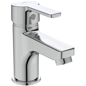 Calista Basin mixer 50x140x136 mm, 104 mm spout projection, 5 l/min (3 bar), no waste - Tap by Ideal Standard
