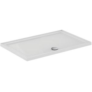 Simplicity Rectangular shower tray 1410x910x50 mm, with waste - Shower tray by Ideal Standard
