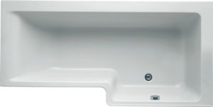 Concept Space Special shaped bath 1690x845 mm, no tap hole, with overflow, no waste - Bathtub by Ideal Standard