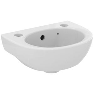 Sandringham 21 Handrinse basin 350x260x160 mm, 2 tap holes, with overflow - Washbasin by Ideal Standard