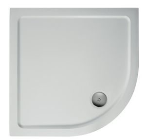 Simplicity Quadrant shower tray 910x910x40 mm, with waste - Shower tray by Ideal Standard