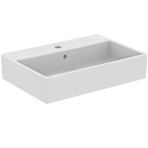 i.life B Vessel 605x420x150 mm, 1 tap hole, with overflow - Washbasin by Ideal Standard