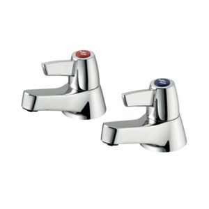 Sandringham 21 Bath pillar tap 51x114x72 mm, 81 mm spout projection, 20 l/min (3 bar) - Tap by Ideal Standard